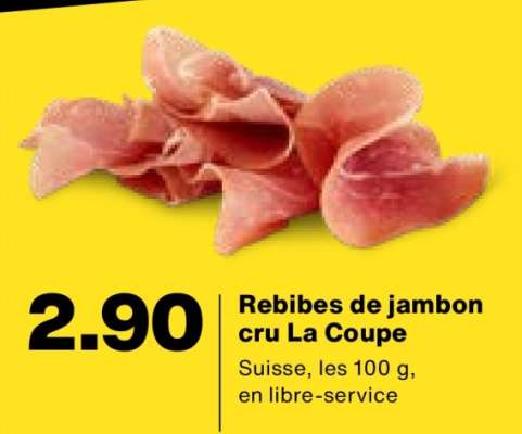 Rebibes de jambon cru La Coupe
