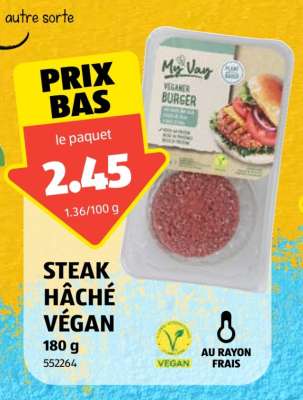 STEAK HÂCHÉ VÉGAN