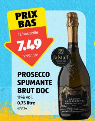 PROSECCO SPUMANTE BRUT DOC