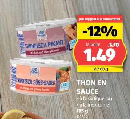 THON EN SAUCE