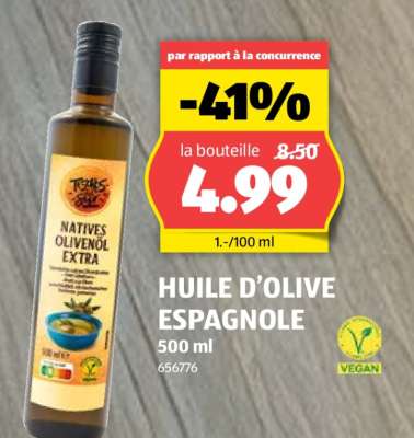 HUILE D'OLIVE ESPAGNOLE