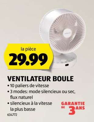 VENTILATEUR BOULE