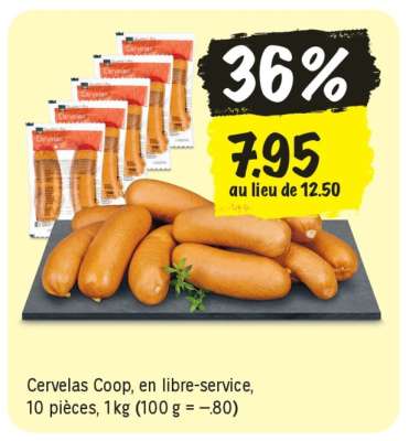 Cervelas Coop