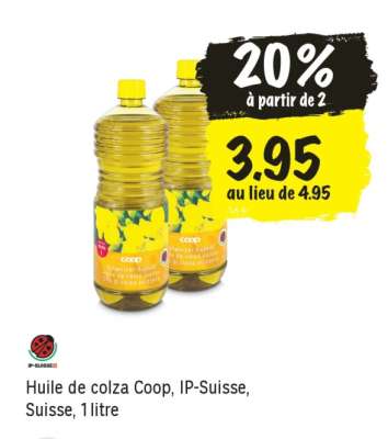 Huile de colza Coop