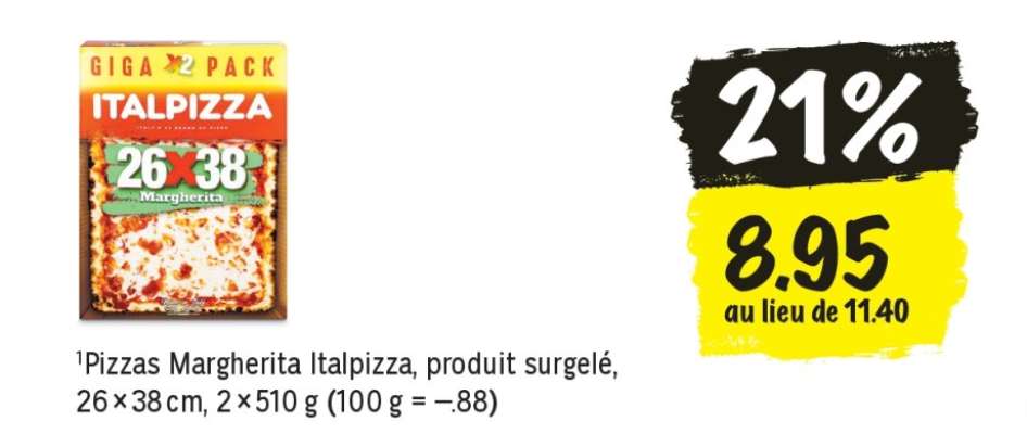 Pizzas Margherita Italpizza
