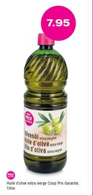 Huile d'olive extra vierge Coop Prix Garantie