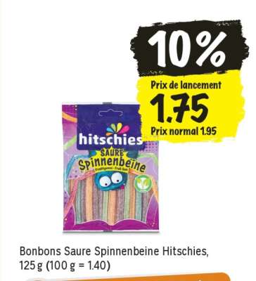 Bonbons Saure Spinnenbeine Hitschies