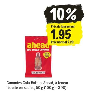 Gummies Cola Bottles Ahead