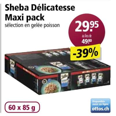 Sheba délicatesse maxi pack