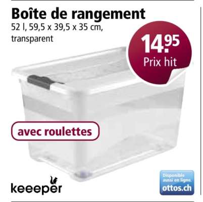 BOÎTE DE RANGEMENT