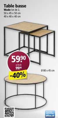Table basse