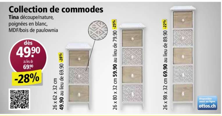 Collection de commodes