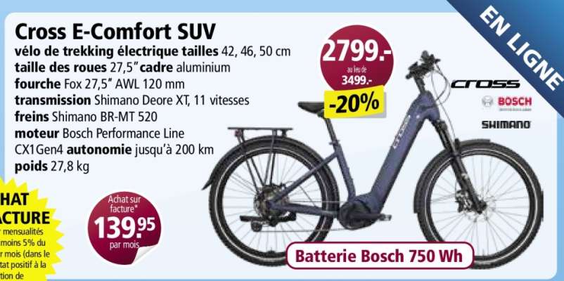 Cross E-Comfort SUV