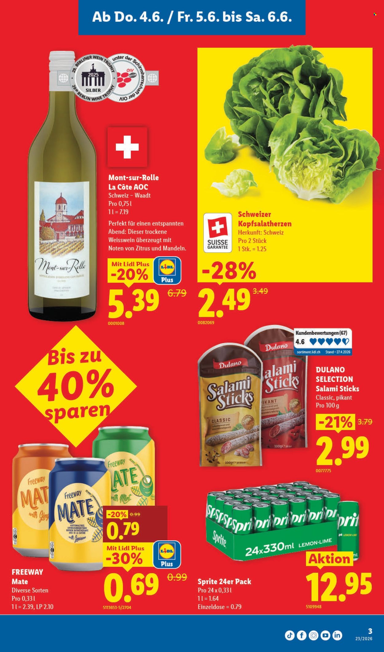 Catalogue Lidl - 4.6.2026 - 10.6.2026. Page 3. Page 3