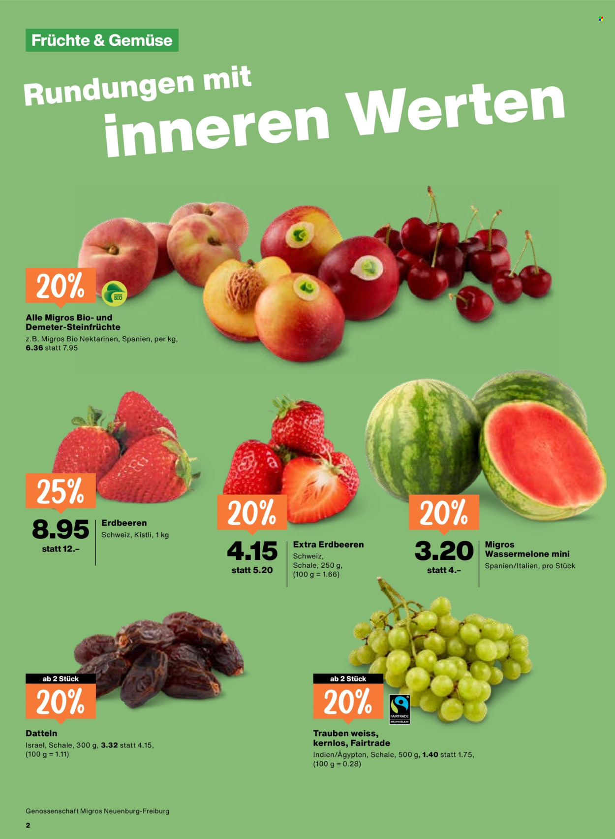 Catalogue Migros - 4.6.2026 - 10.6.2026. Page 2. Page 2