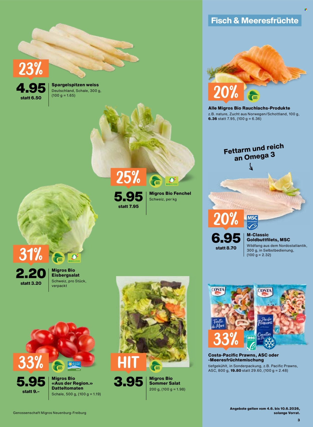 Catalogue Migros - 4.6.2026 - 10.6.2026. Page 3. Page 3