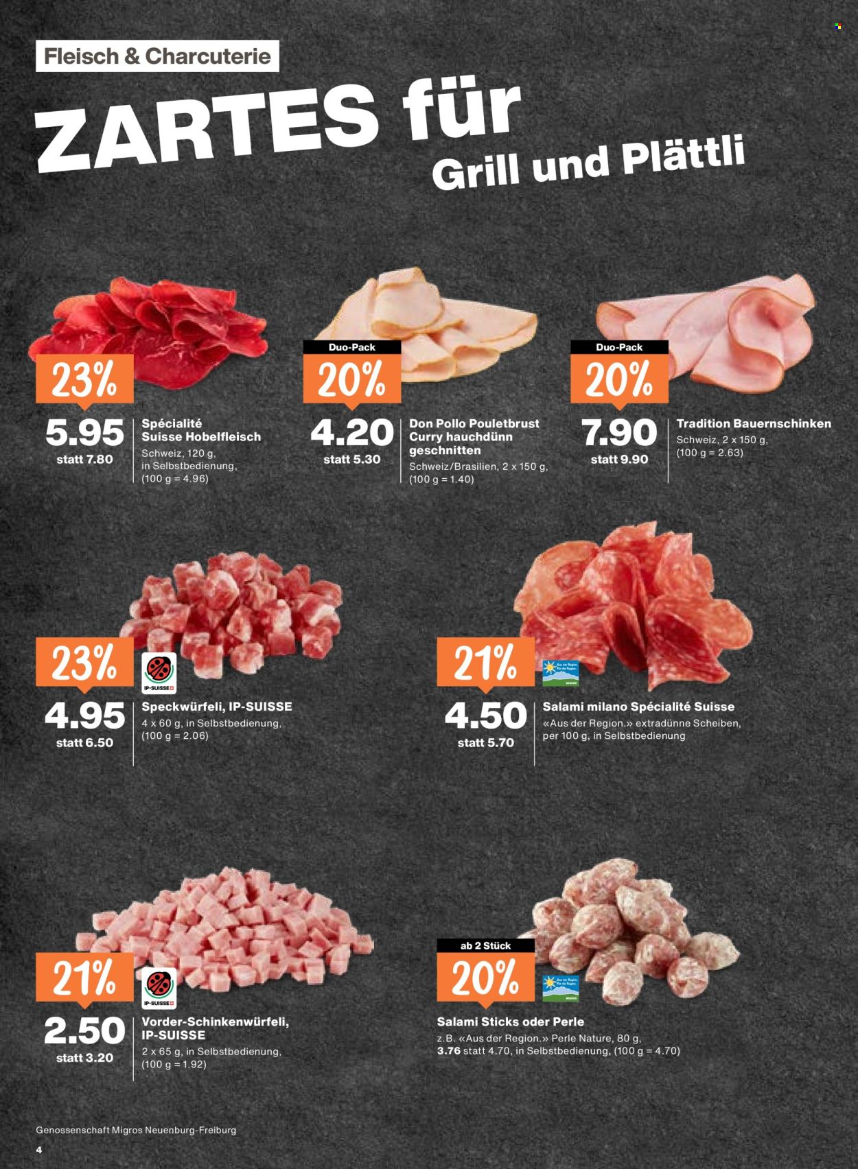 Catalogue Migros - 4.6.2026 - 10.6.2026. Page 4. Page 4