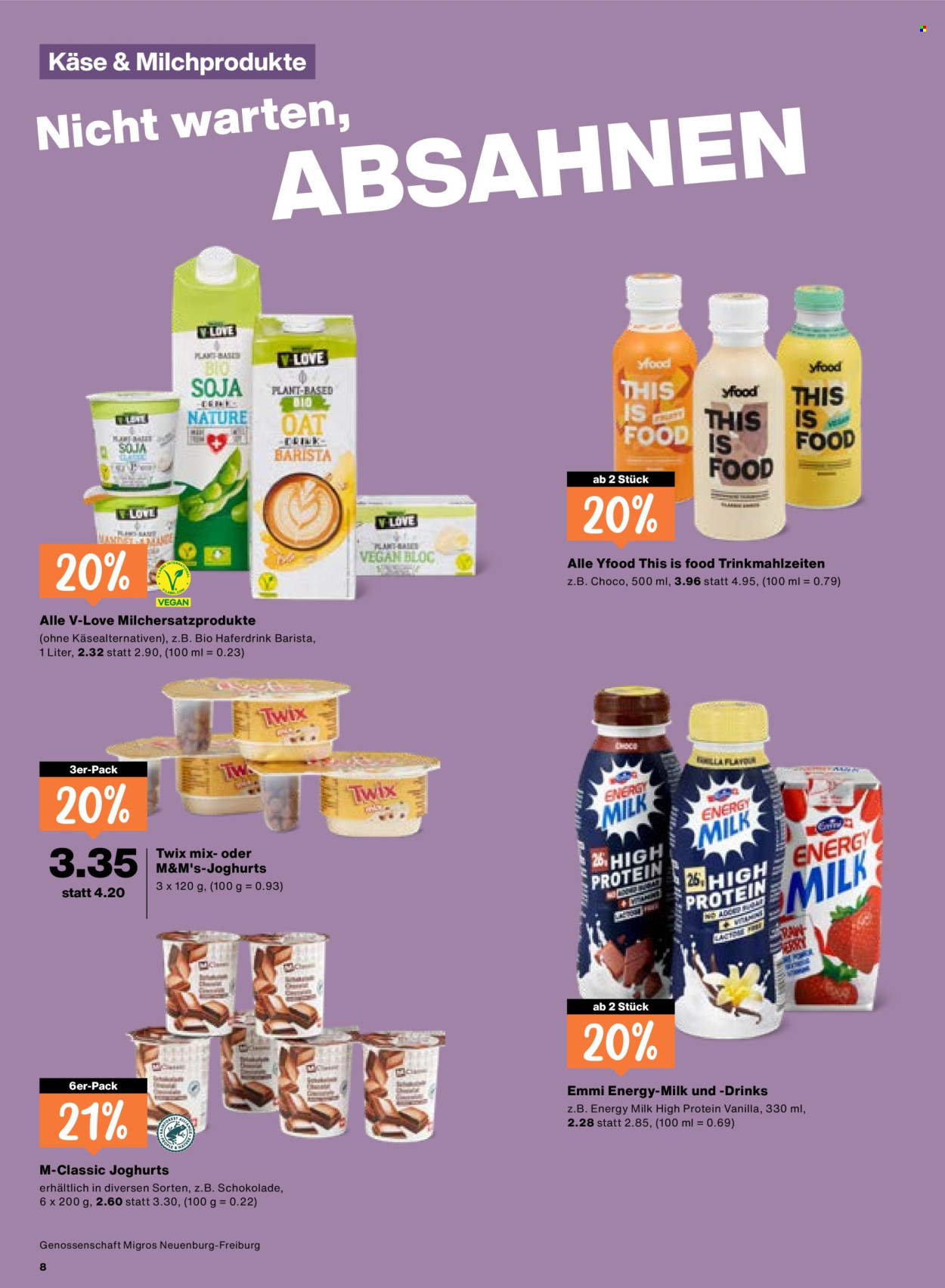 Catalogue Migros - 4.6.2026 - 10.6.2026. Page 8. Page 8
