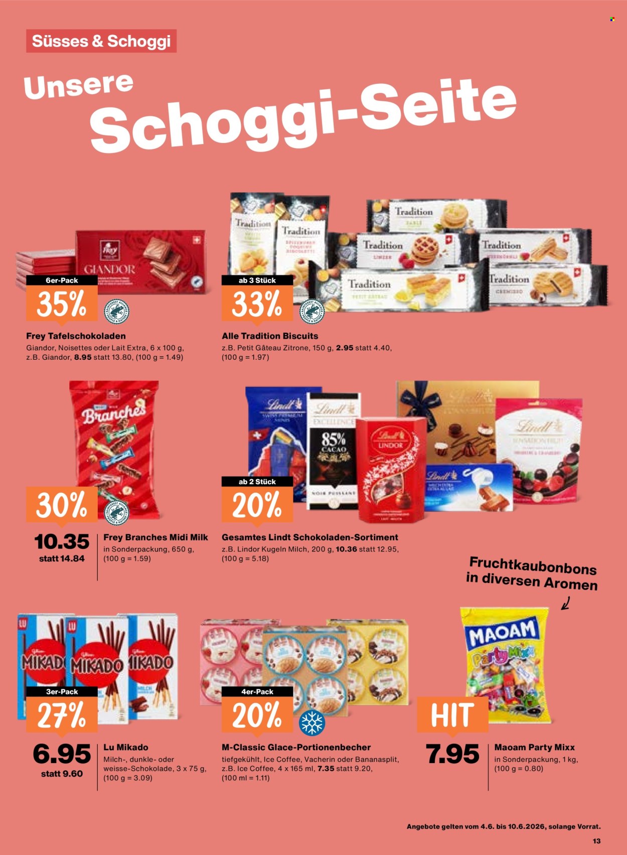 Catalogue Migros - 4.6.2026 - 10.6.2026. Page 13. Page 13