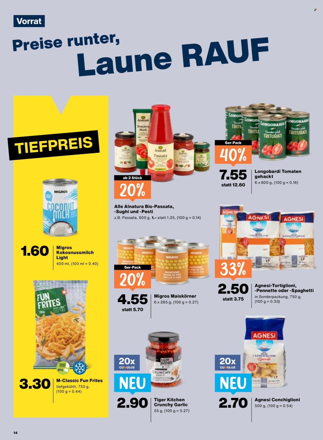 Catalogue Migros - 4.6.2026 - 10.6.2026. Page 14. Page 14