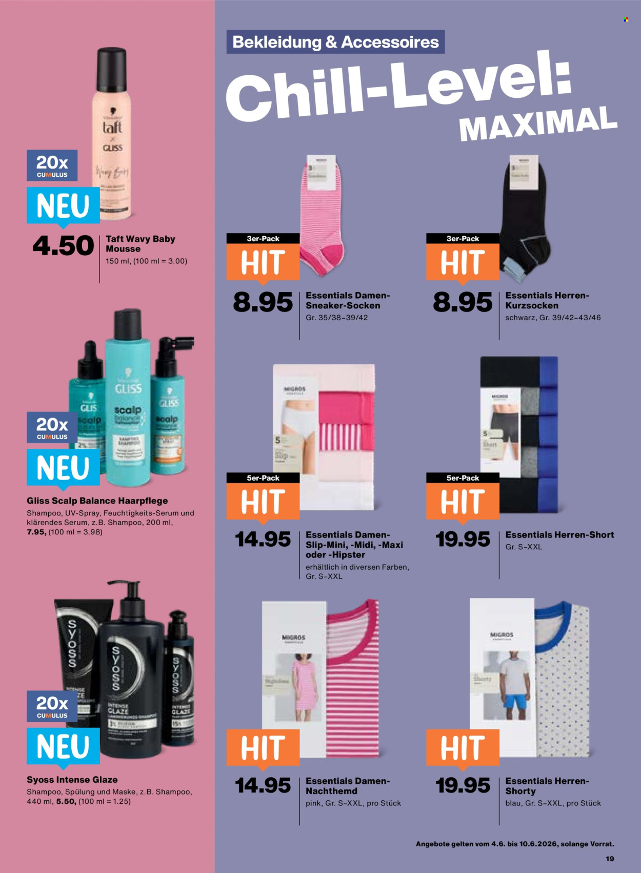 Catalogue Migros - 4.6.2026 - 10.6.2026. Page 19. Page 19