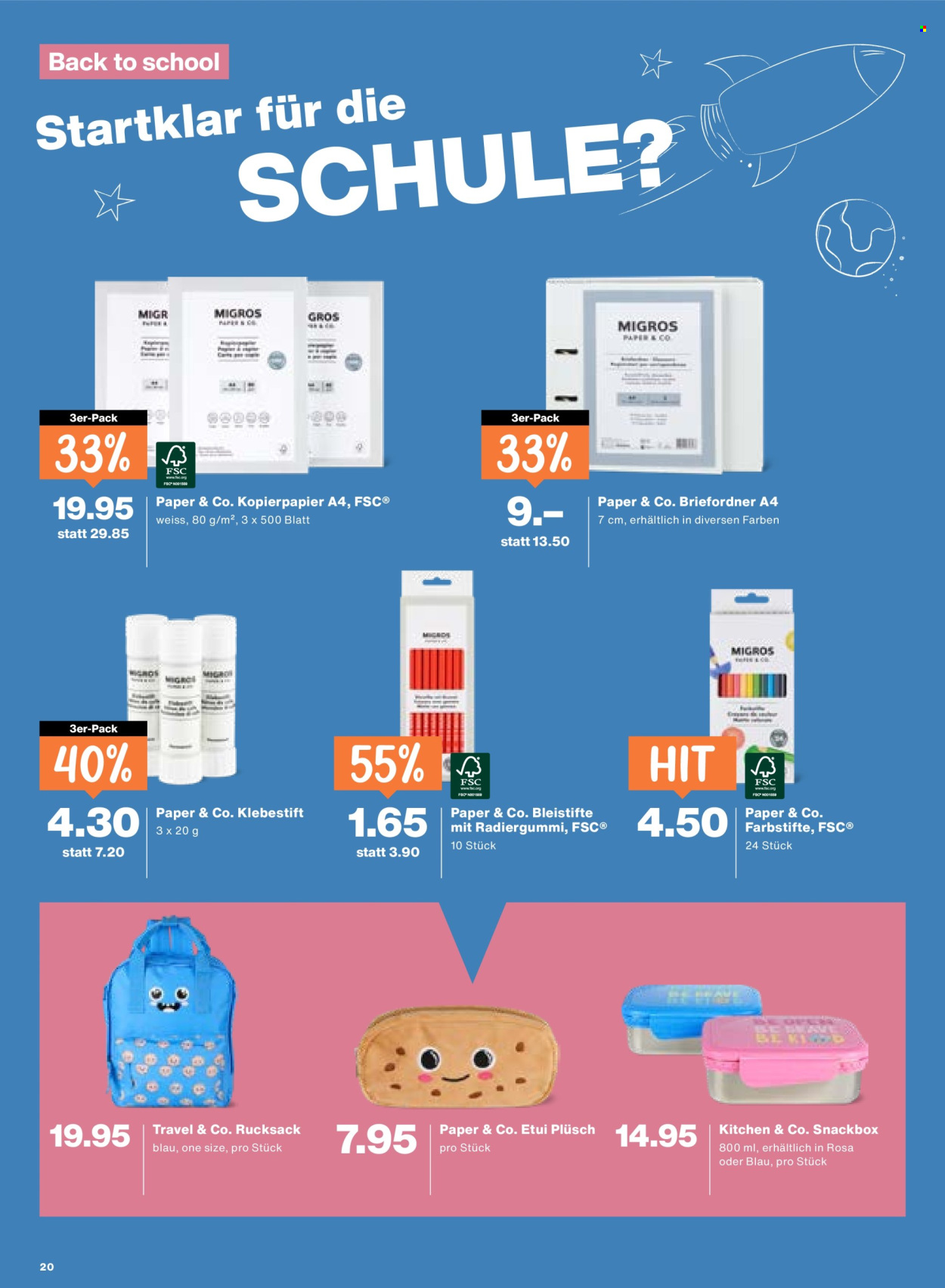 Catalogue Migros - 4.6.2026 - 10.6.2026. Page 20. Page 20