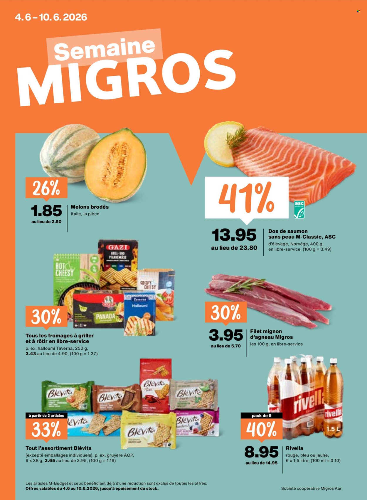 Catalogue Migros - 4.6.2026 - 10.6.2026. Page 1. Page 1