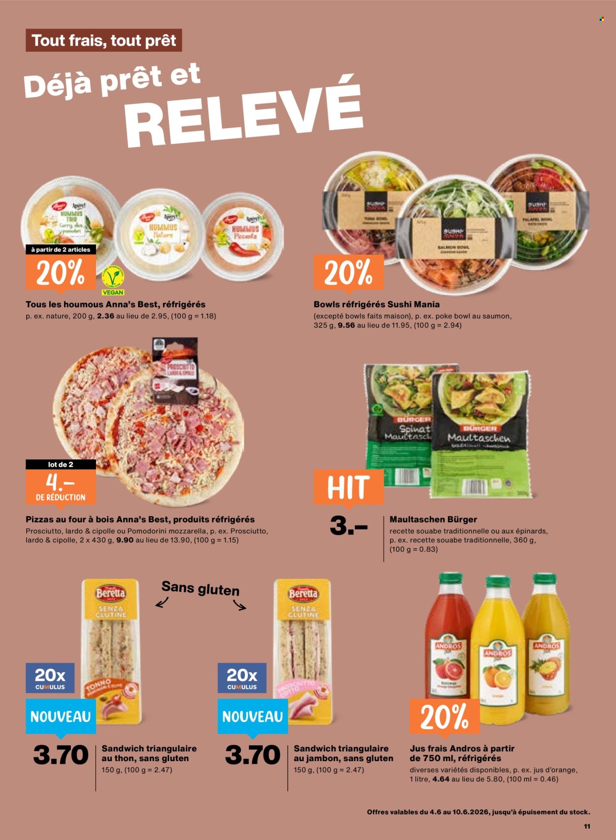 Catalogue Migros - 4.6.2026 - 10.6.2026. Page 11. Page 11