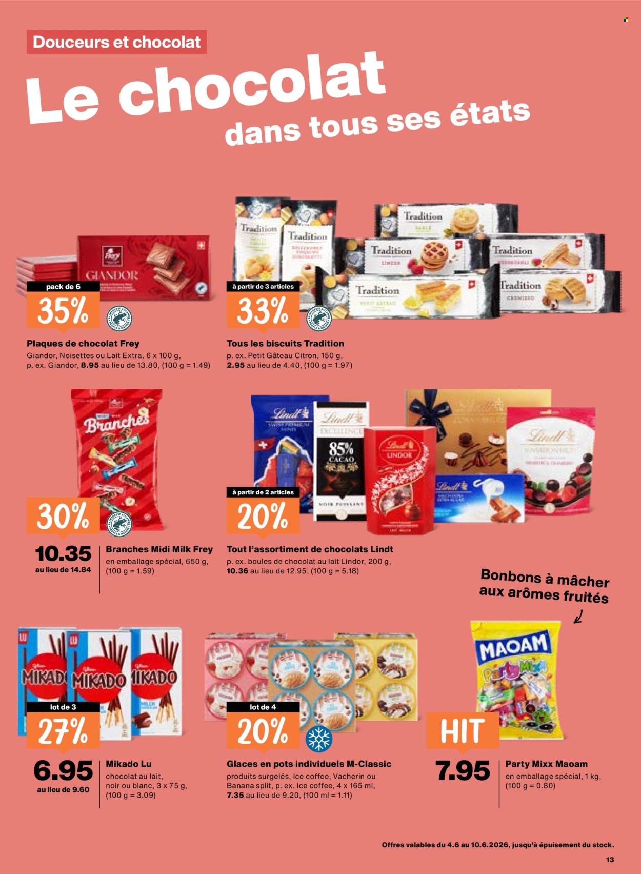 Catalogue Migros - 4.6.2026 - 10.6.2026. Page 13. Page 13