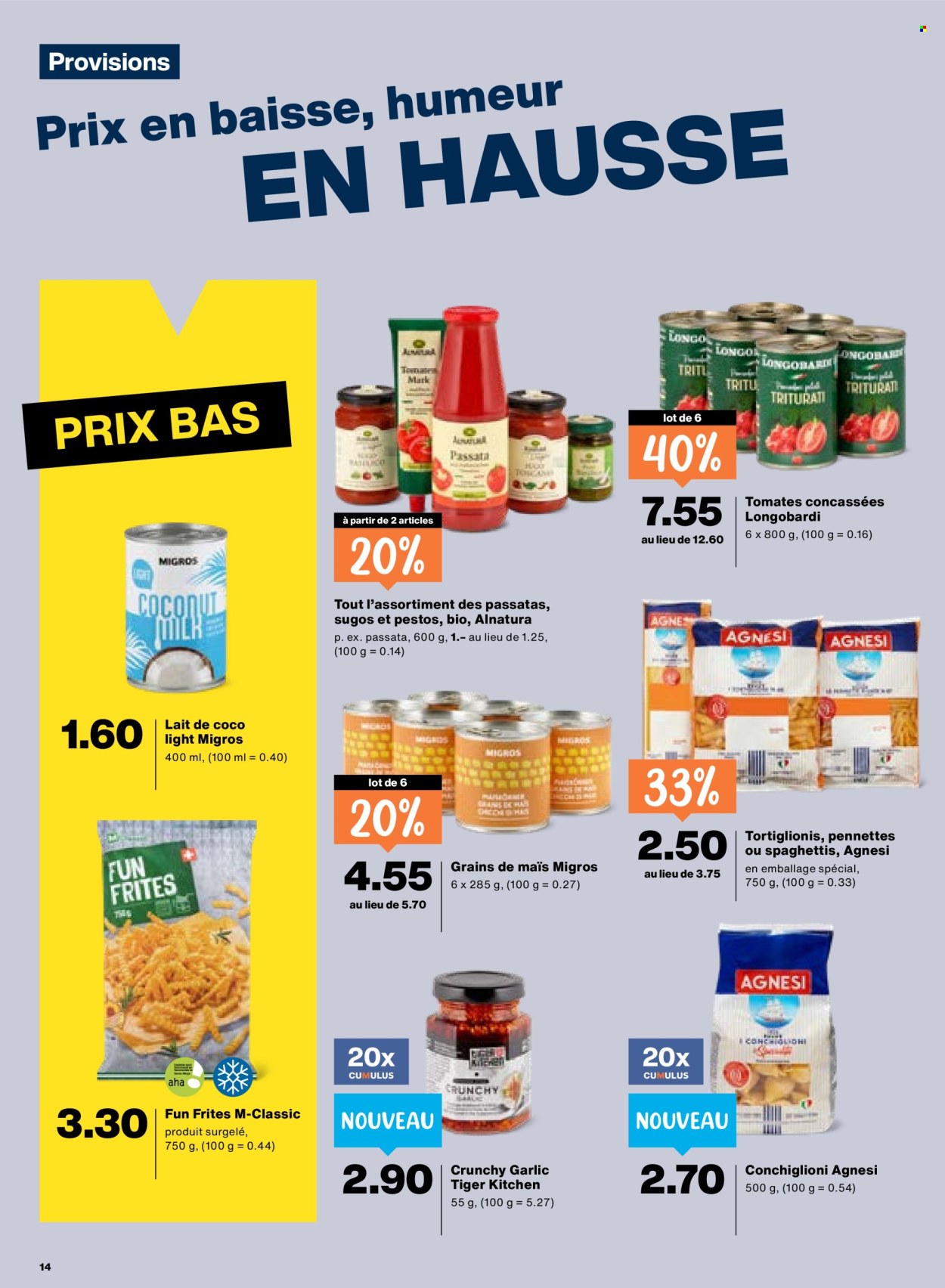 Catalogue Migros - 4.6.2026 - 10.6.2026. Page 14. Page 14