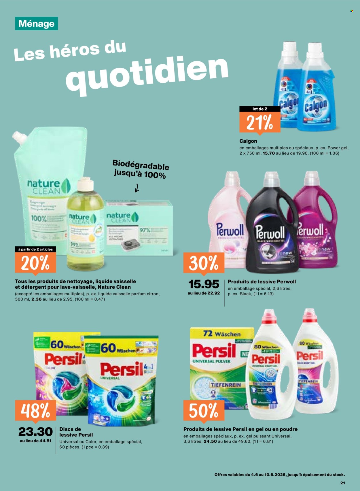 Catalogue Migros - 4.6.2026 - 10.6.2026. Page 21. Page 21