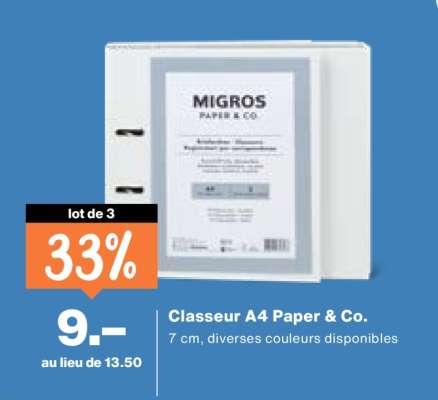 Classeur A4 Paper & Co.