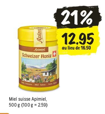 Miel suisse Apimiel