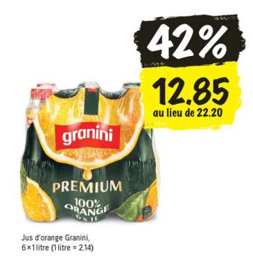 Jus d'orange Granini