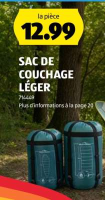 SAC DE COUCHAGE LÉGER