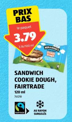 SANDWICH COOKIE DOUGH, FAIRTRADE