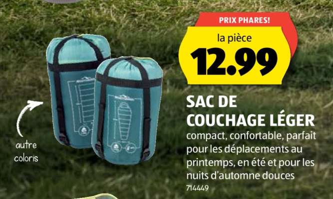 SAC DE COUCHAGE LÉGER