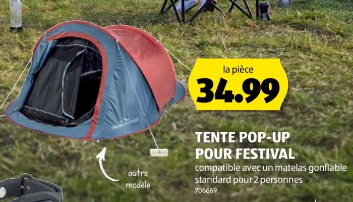 TENTE POP-UP POUR FESTIVAL