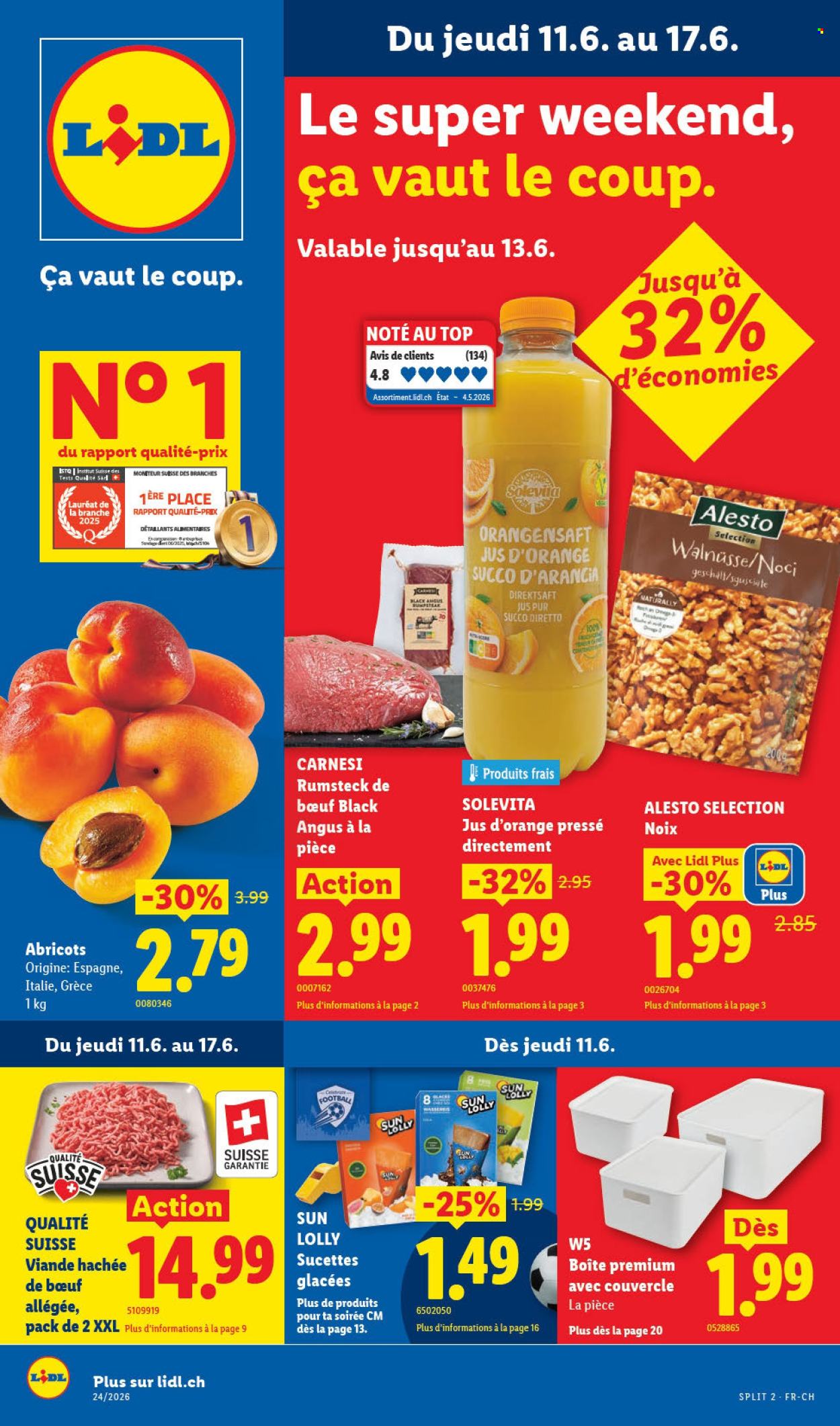 Catalogue Lidl - 11.6.2026 - 17.6.2026. Page 1. Page 1