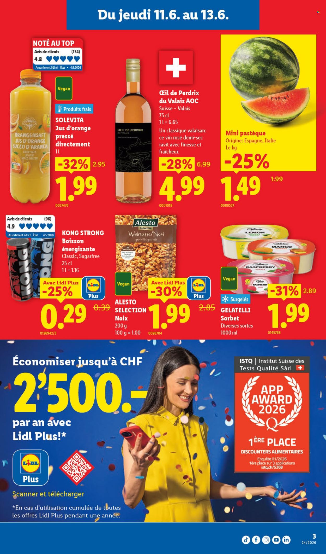 Catalogue Lidl - 11.6.2026 - 17.6.2026. Page 3. Page 3