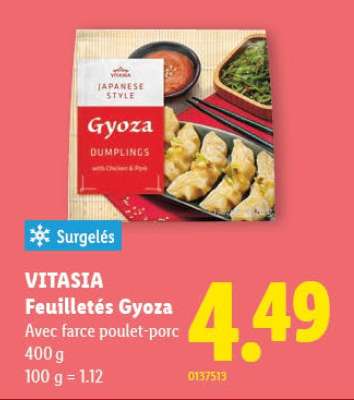 VITASIA Feuilletés Gyoza