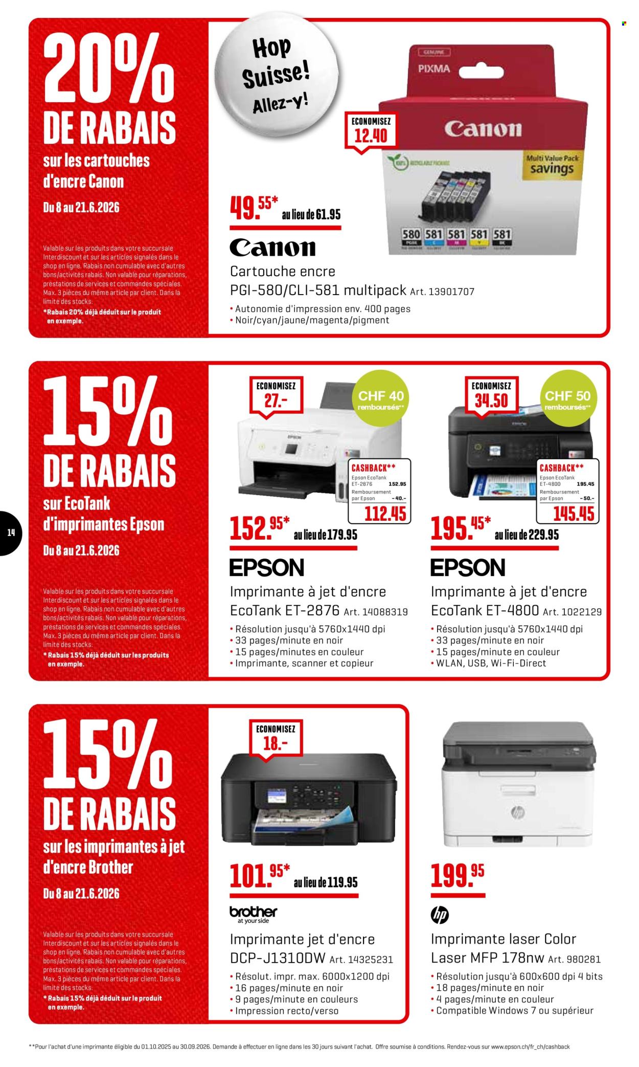 Catalogue Interdiscount - 8.6.2026 - 21.6.2026. Page 14. Page 14