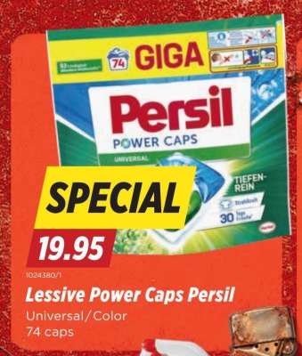 Lessive Power Caps Persil