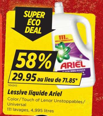 Lessive liquide Ariel