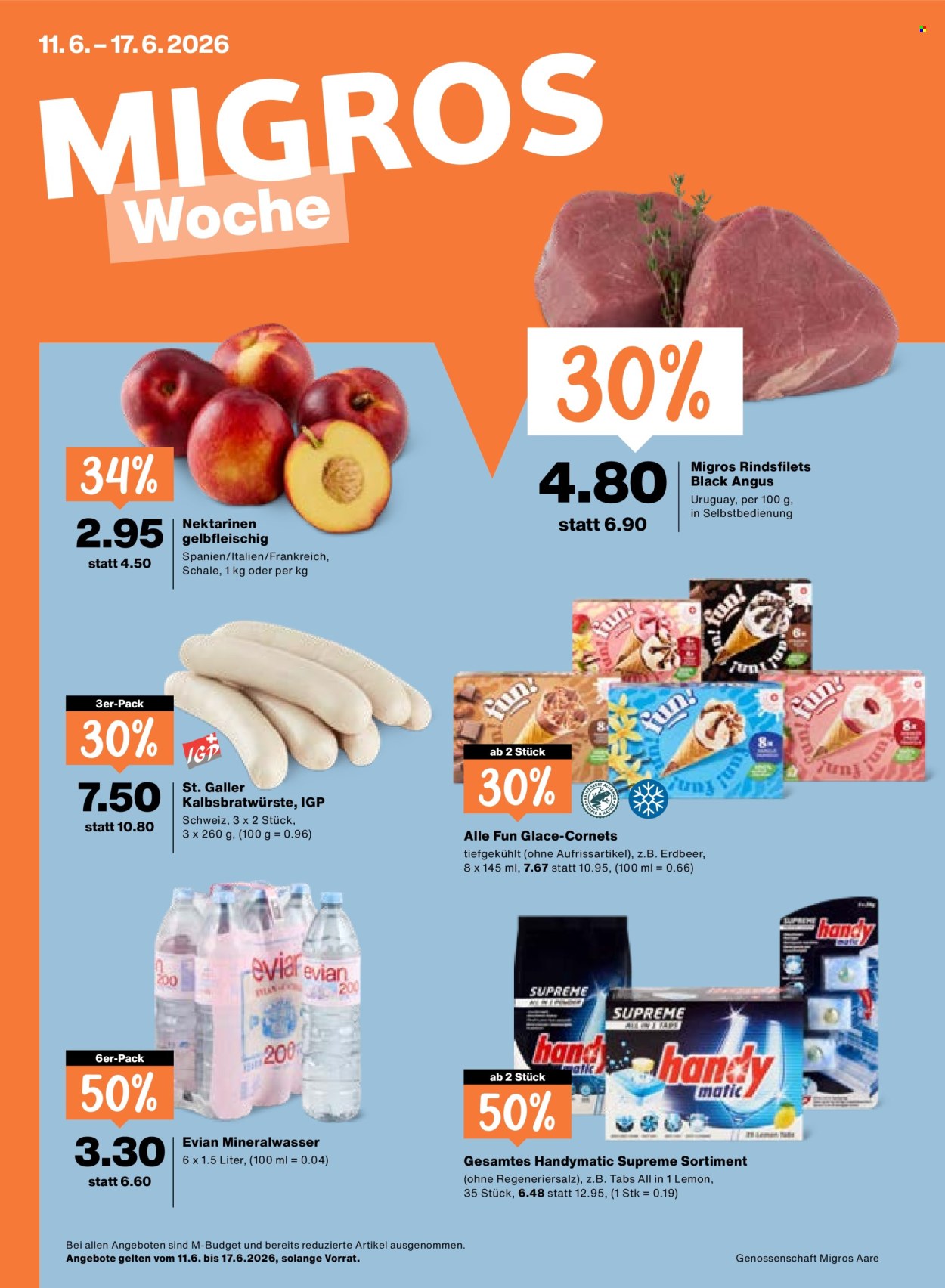 Catalogue Migros - 11.6.2026 - 17.6.2026. Page 1. Page 1