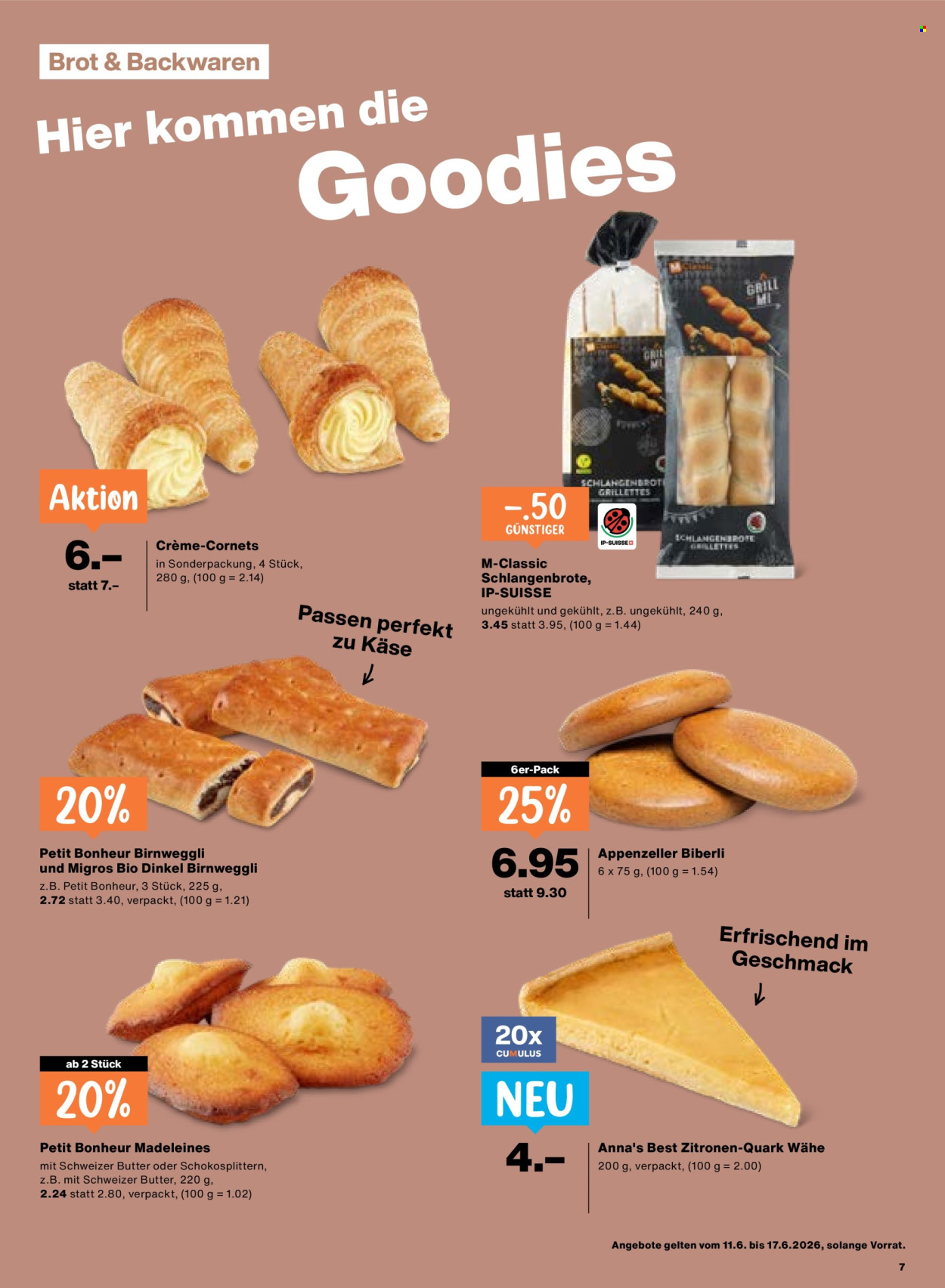 Catalogue Migros - 11.6.2026 - 17.6.2026. Page 7. Page 7