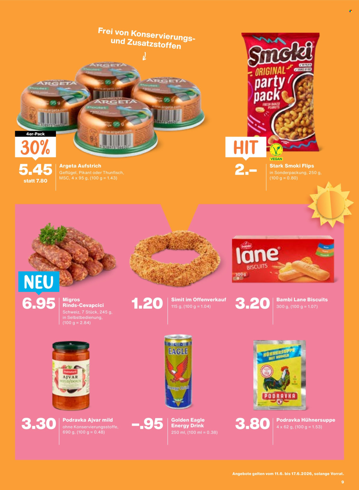 Catalogue Migros - 11.6.2026 - 17.6.2026. Page 9. Page 9