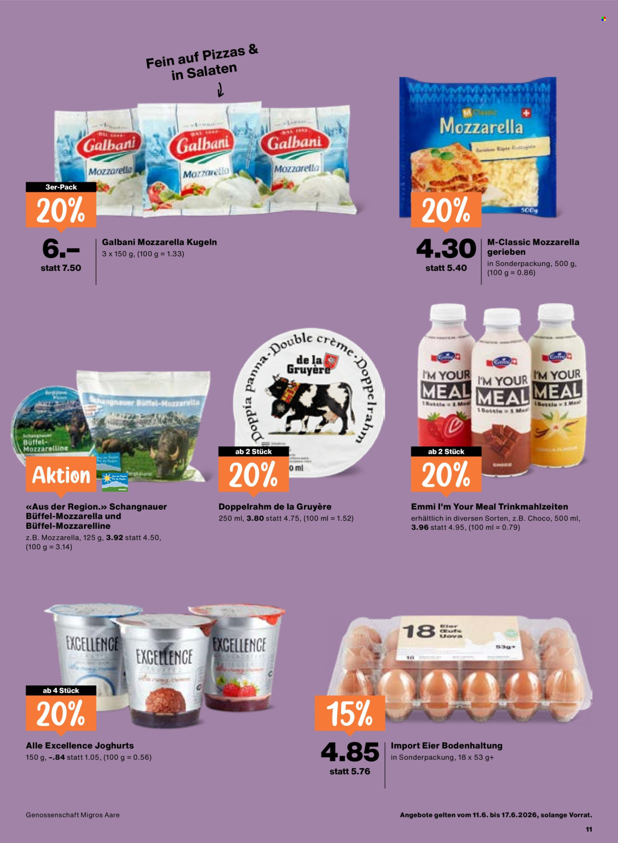 Catalogue Migros - 11.6.2026 - 17.6.2026. Page 11. Page 11
