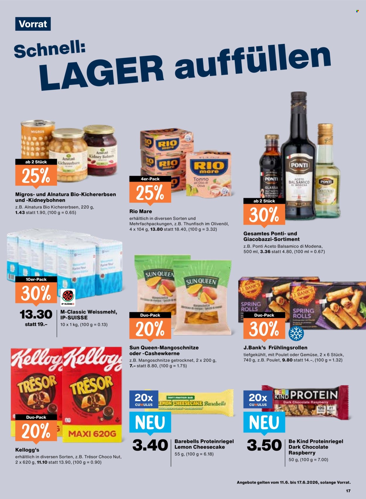 Catalogue Migros - 11.6.2026 - 17.6.2026. Page 17. Page 17