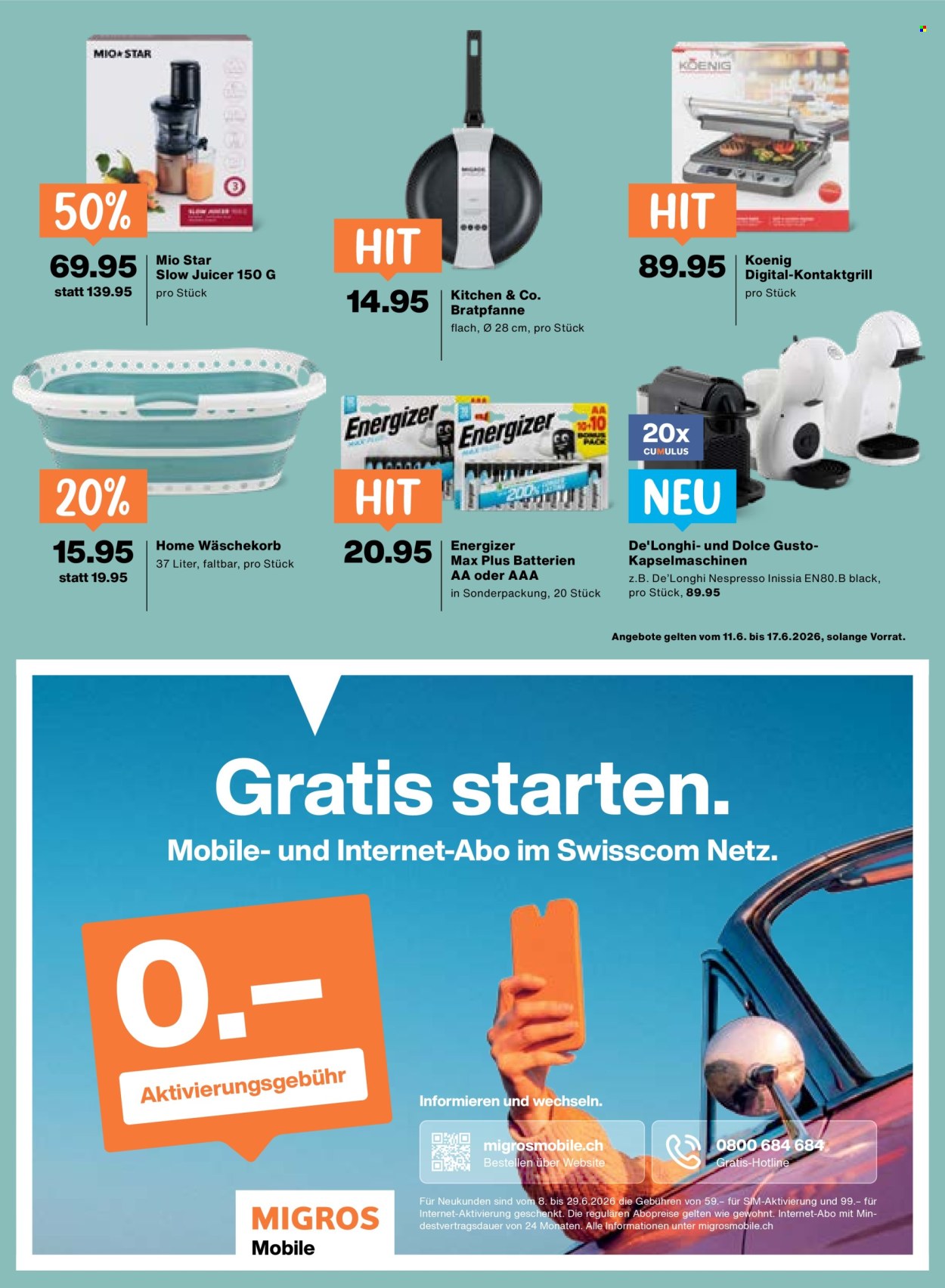 Catalogue Migros - 11.6.2026 - 17.6.2026. Page 21. Page 21